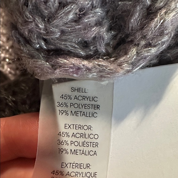 Calvin Klein Lavender Textured Sweater - Picture 5 of 5